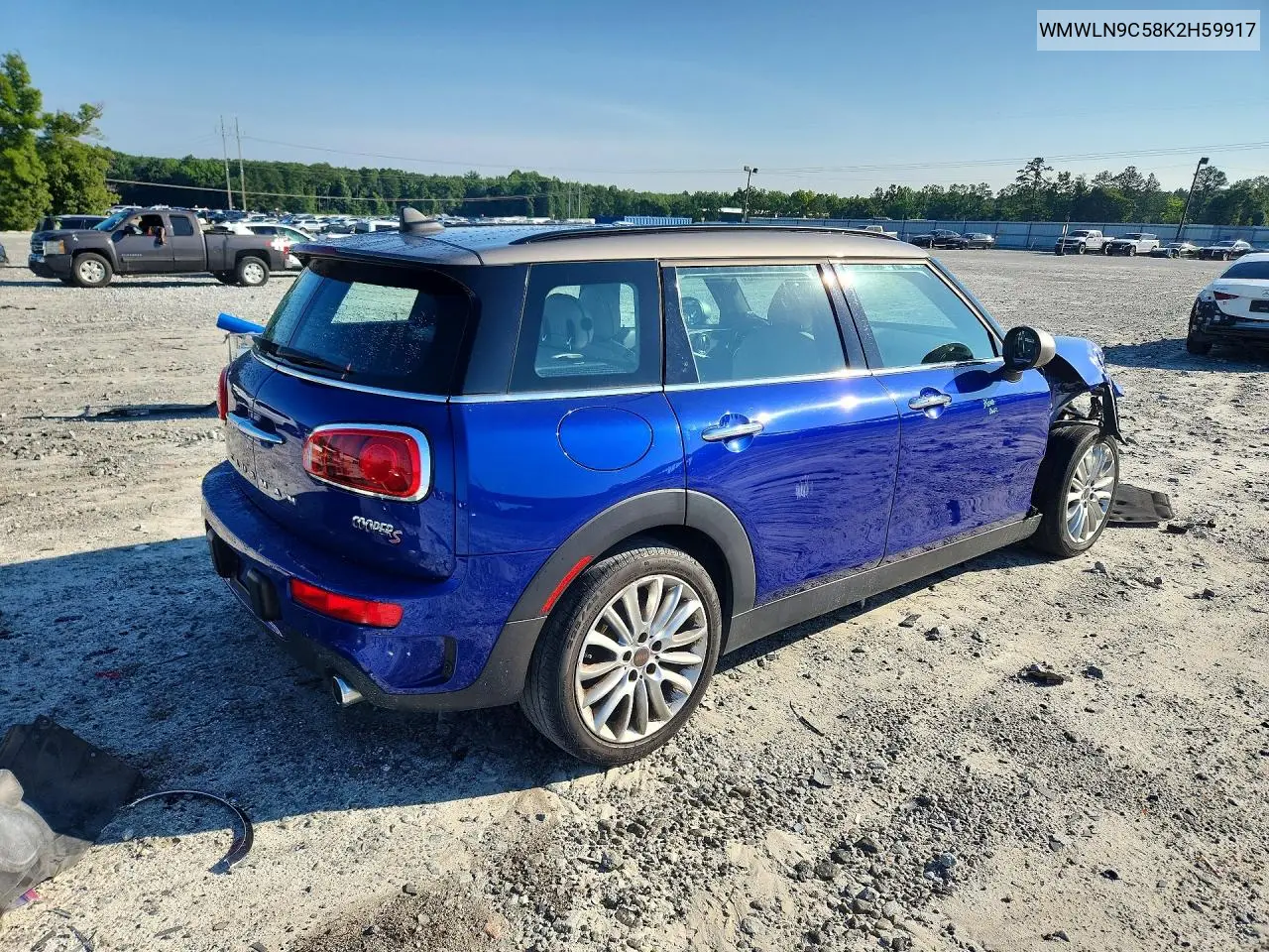 2019 Mini Cooper S Clubman VIN: WMWLN9C58K2H59917 Lot: 61398756