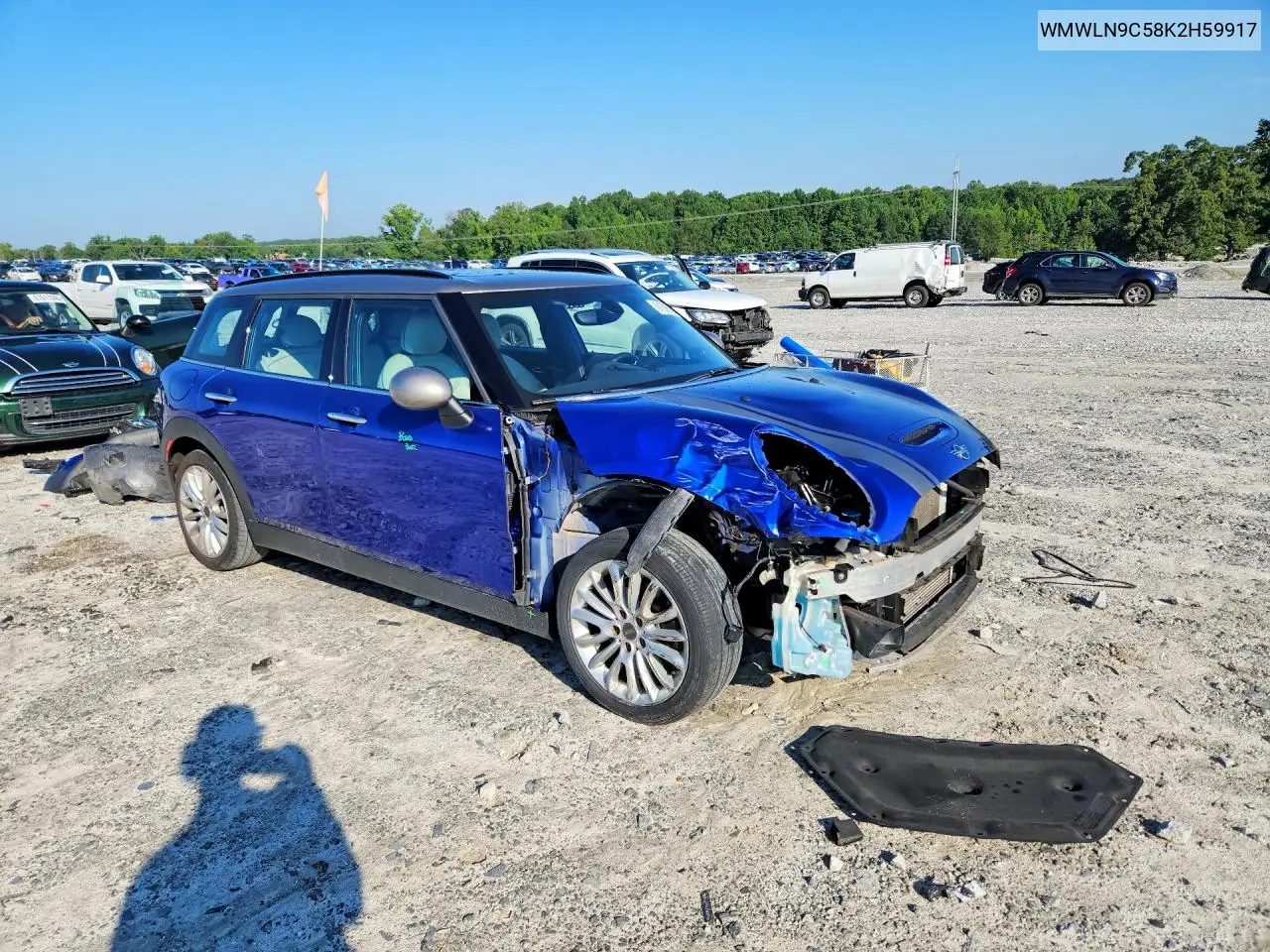 2019 Mini Cooper S Clubman VIN: WMWLN9C58K2H59917 Lot: 61398756