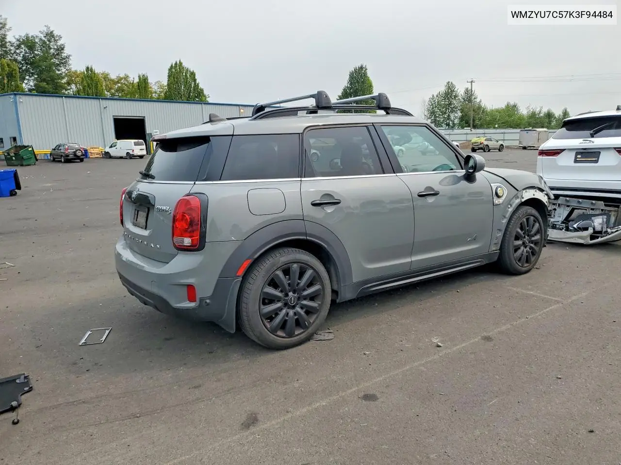 2019 Mini Cooper S E Countryman All4 VIN: WMZYU7C57K3F94484 Lot: 61553606