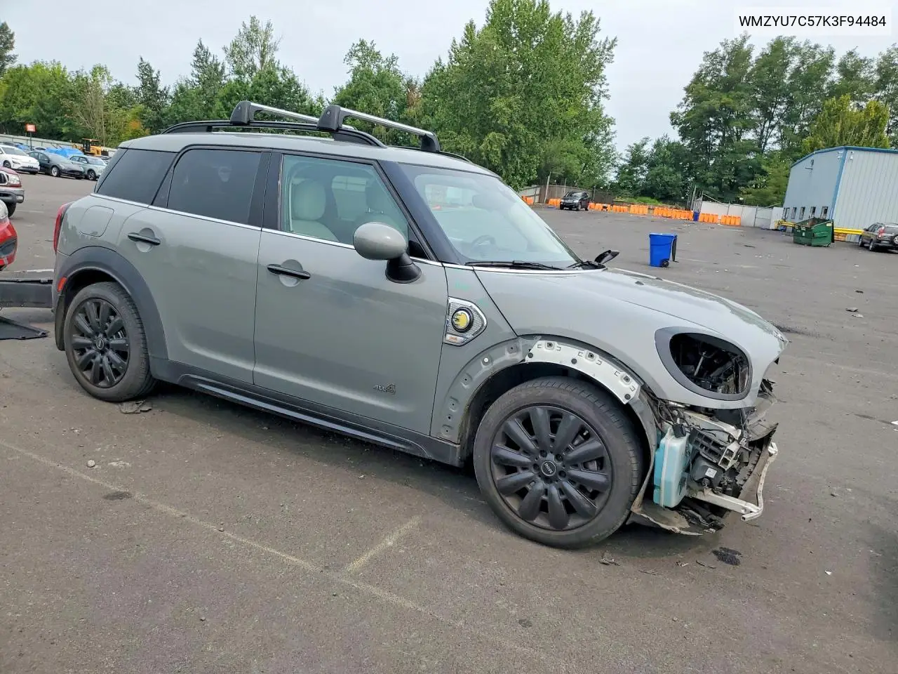 2019 Mini Cooper S E Countryman All4 VIN: WMZYU7C57K3F94484 Lot: 61553606
