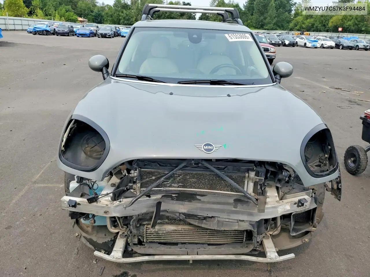 2019 Mini Cooper S E Countryman All4 VIN: WMZYU7C57K3F94484 Lot: 61553606
