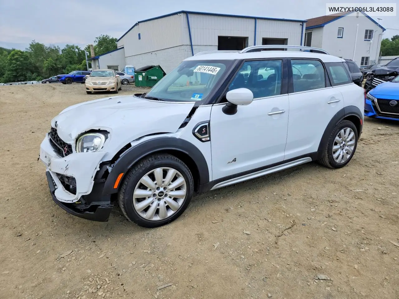 2020 Mini Cooper S Countryman All4 VIN: WMZYX1C06L3L43088 Lot: 60141446