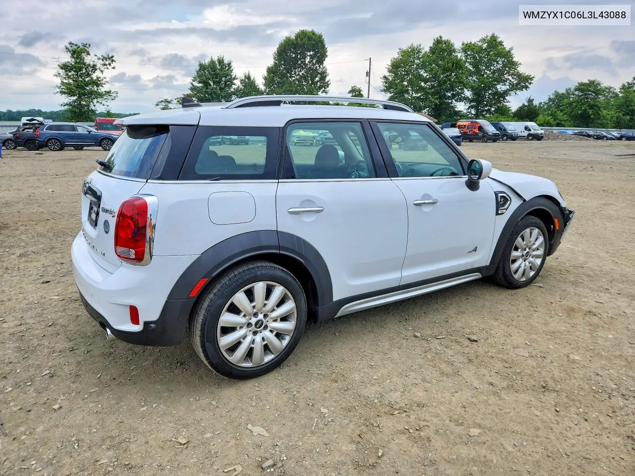 2020 Mini Cooper S Countryman All4 VIN: WMZYX1C06L3L43088 Lot: 60141446