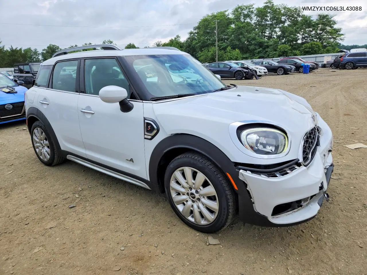 2020 Mini Cooper S Countryman All4 VIN: WMZYX1C06L3L43088 Lot: 60141446