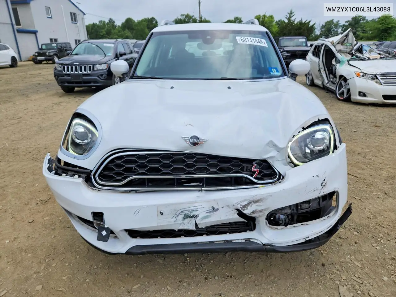 2020 Mini Cooper S Countryman All4 VIN: WMZYX1C06L3L43088 Lot: 60141446