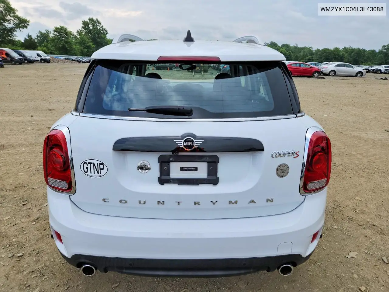 2020 Mini Cooper S Countryman All4 VIN: WMZYX1C06L3L43088 Lot: 60141446