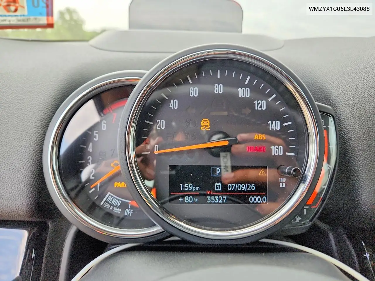 2020 Mini Cooper S Countryman All4 VIN: WMZYX1C06L3L43088 Lot: 60141446