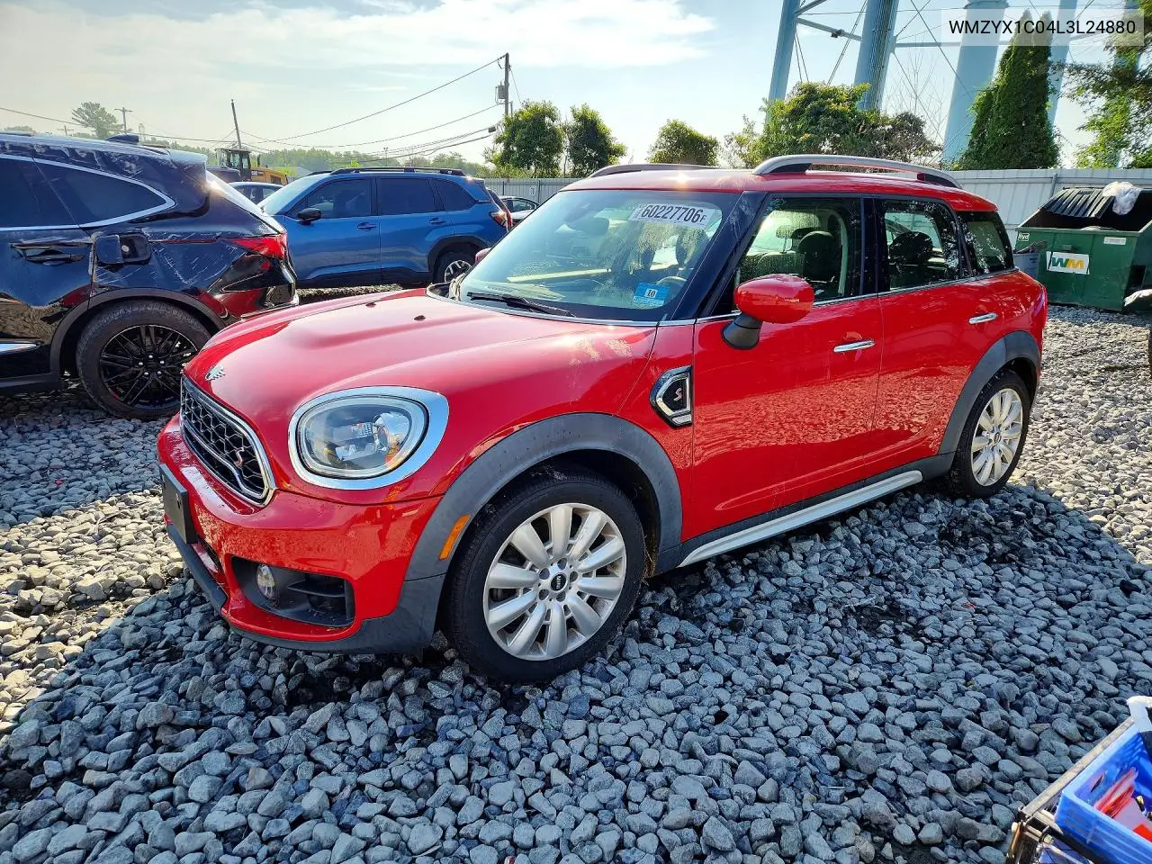 2020 Mini Cooper S Countryman All4 VIN: WMZYX1C04L3L24880 Lot: 60227706