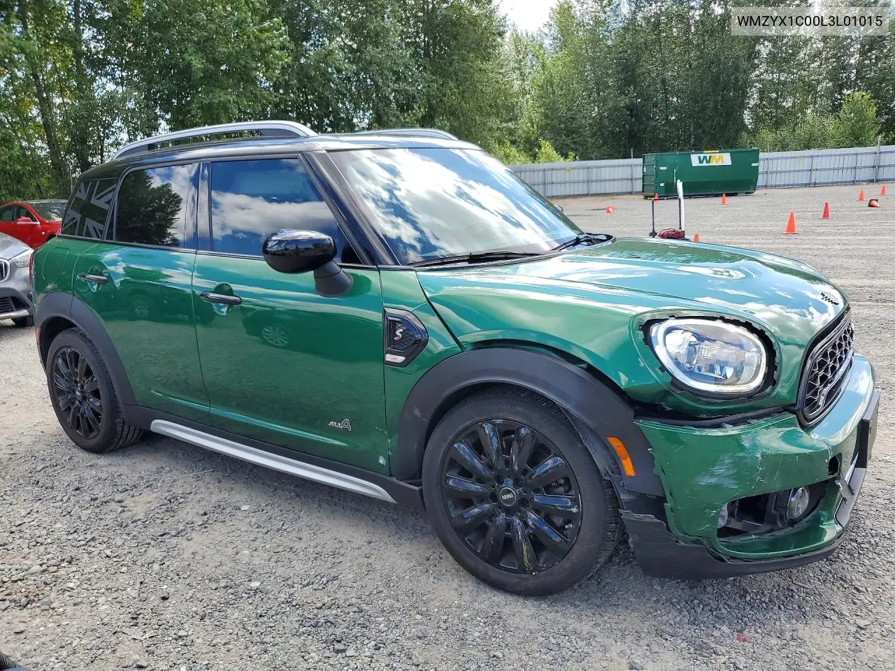 2020 Mini Cooper S Countryman All4 VIN: WMZYX1C00L3L01015 Lot: 60598326