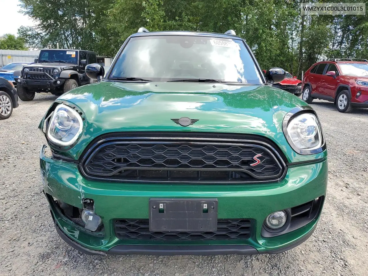 2020 Mini Cooper S Countryman All4 VIN: WMZYX1C00L3L01015 Lot: 60598326