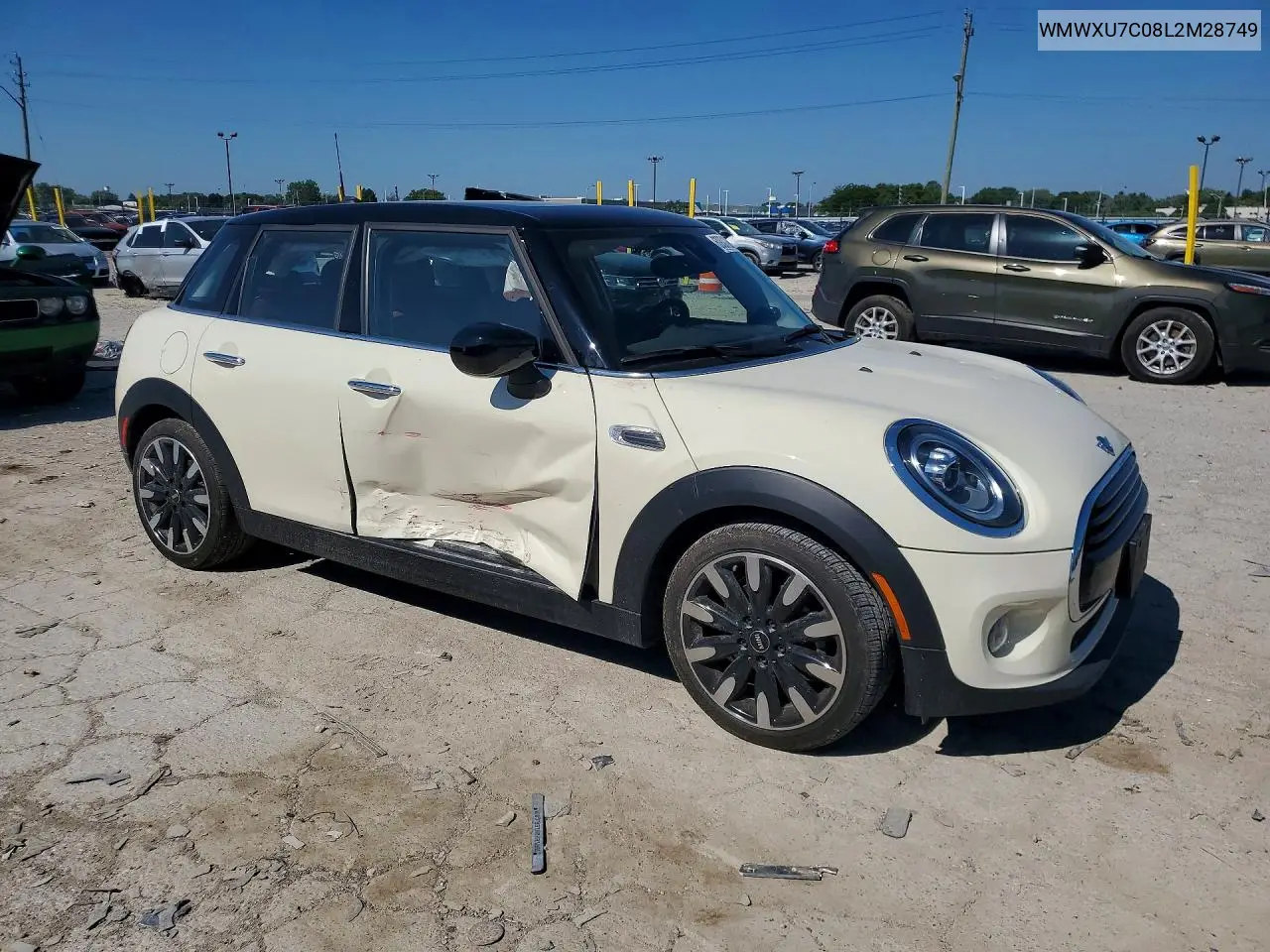 2020 Mini Cooper VIN: WMWXU7C08L2M28749 Lot: 60801286