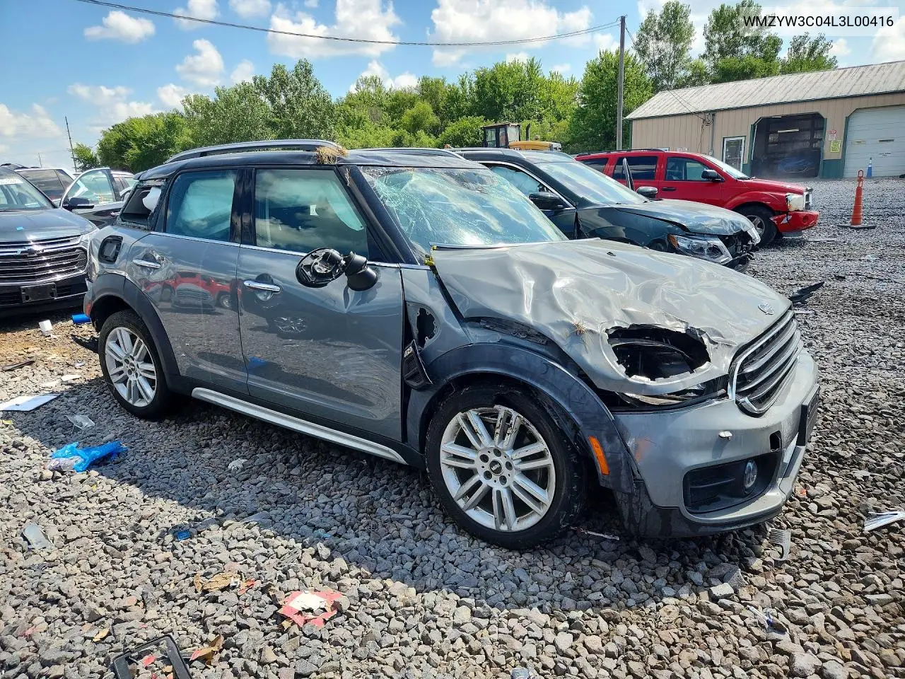 2020 Mini Cooper Countryman VIN: WMZYW3C04L3L00416 Lot: 61077156