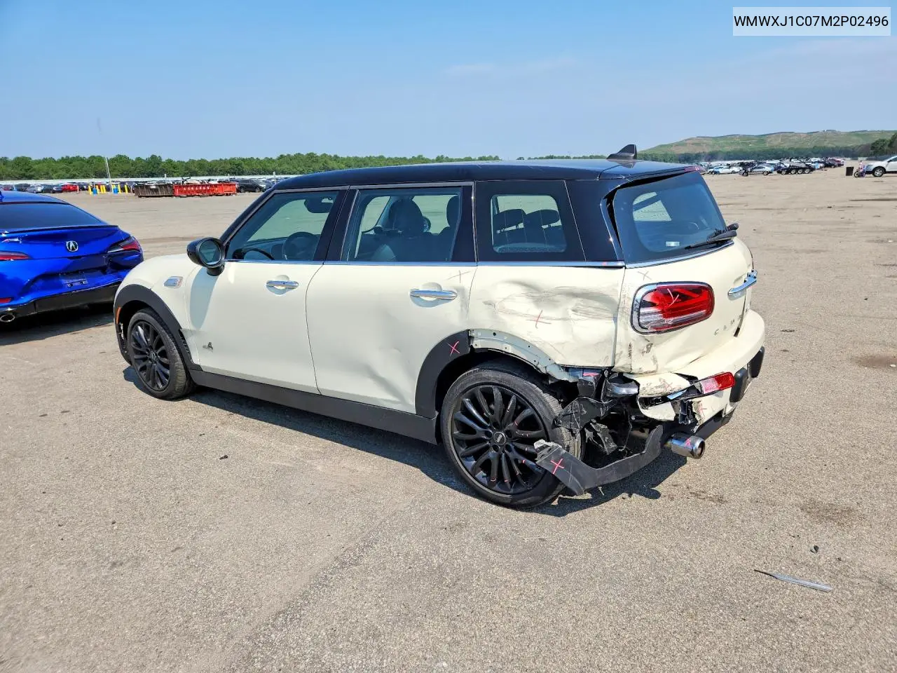 2021 Mini Cooper S Clubman All4 VIN: WMWXJ1C07M2P02496 Lot: 60560126