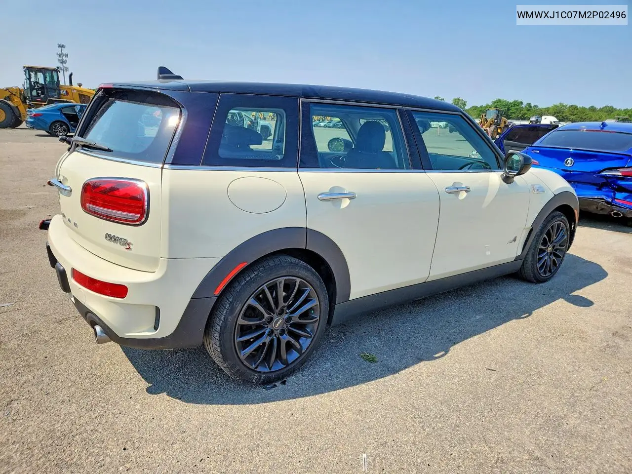 2021 Mini Cooper S Clubman All4 VIN: WMWXJ1C07M2P02496 Lot: 60560126