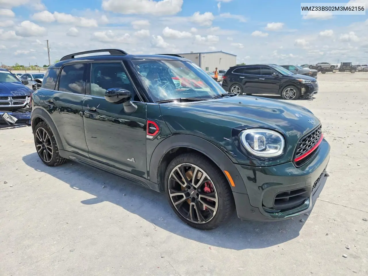 2021 Mini Cooper Jcw Countryman All4 VIN: WMZ33BS02M3M62156 Lot: 60797706