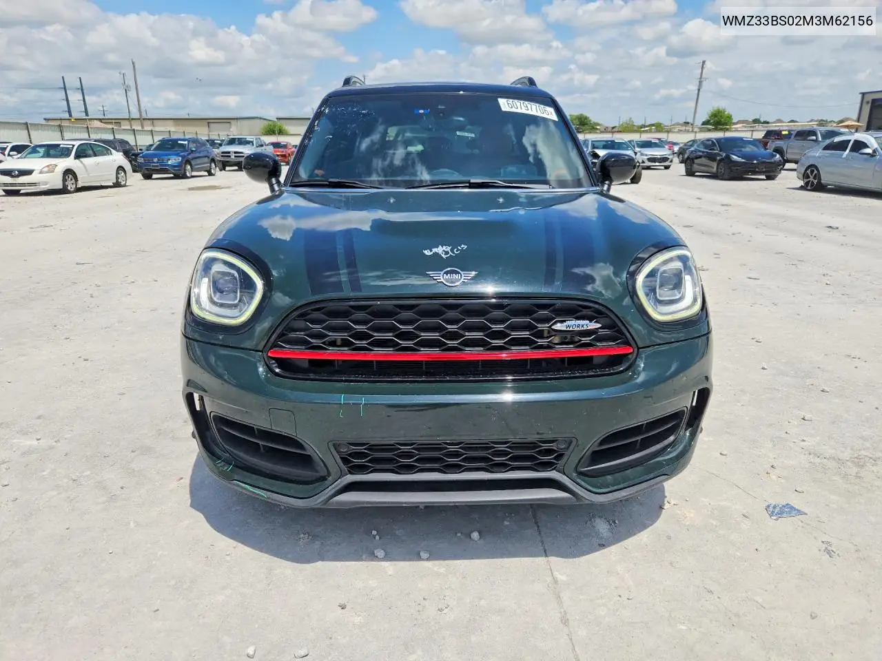 2021 Mini Cooper Jcw Countryman All4 VIN: WMZ33BS02M3M62156 Lot: 60797706
