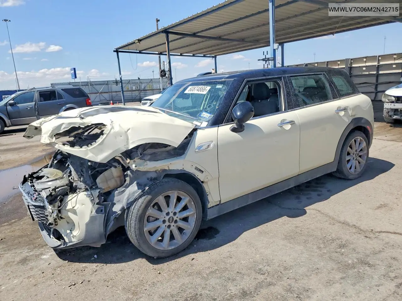 2021 Mini Cooper S Clubman VIN: WMWLV7C06M2N42715 Lot: 60874866