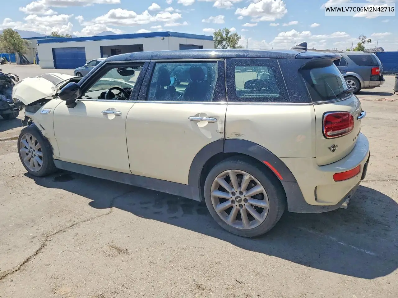 2021 Mini Cooper S Clubman VIN: WMWLV7C06M2N42715 Lot: 60874866