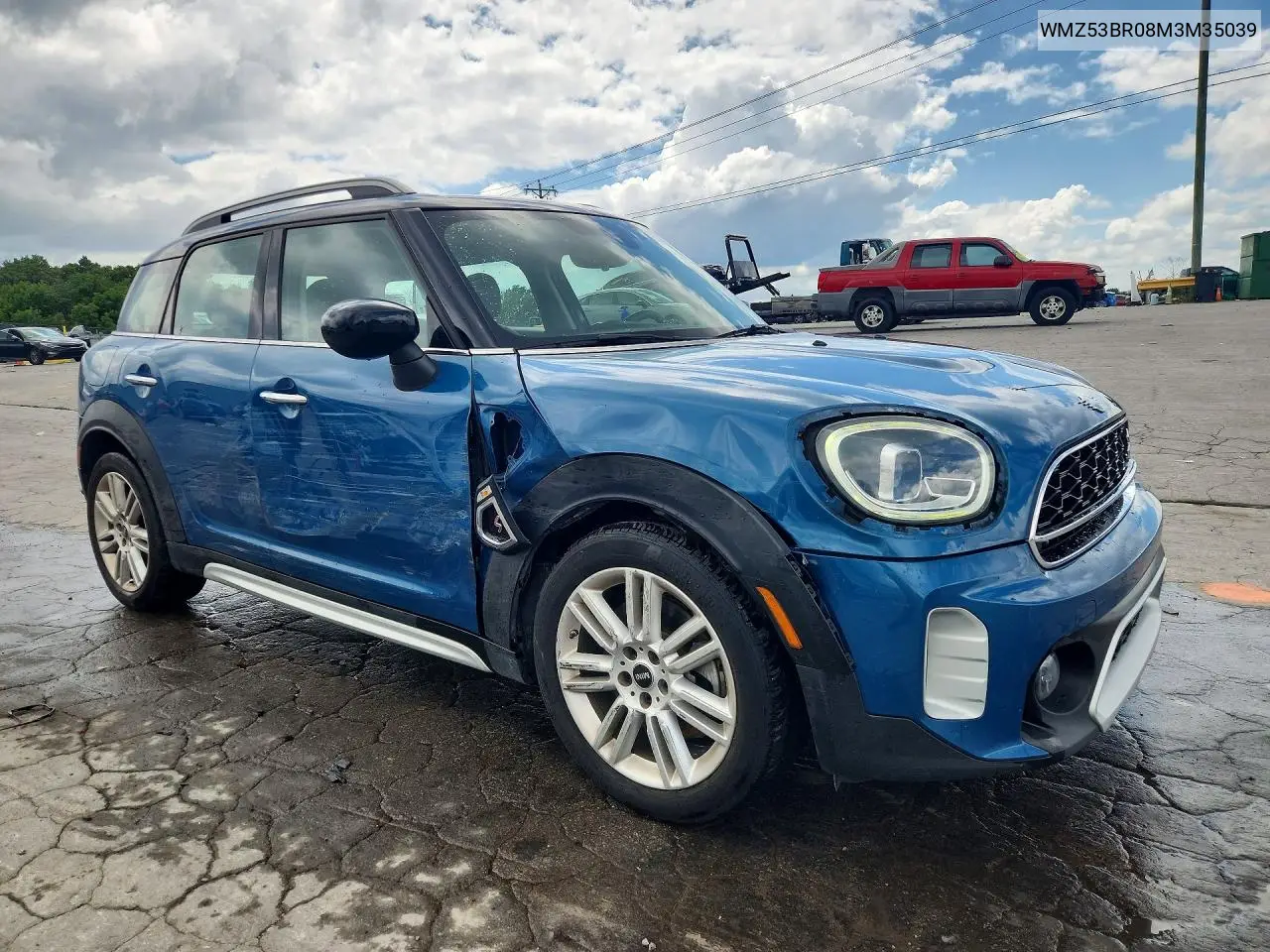 2021 Mini Cooper S Countryman VIN: WMZ53BR08M3M35039 Lot: 61082316