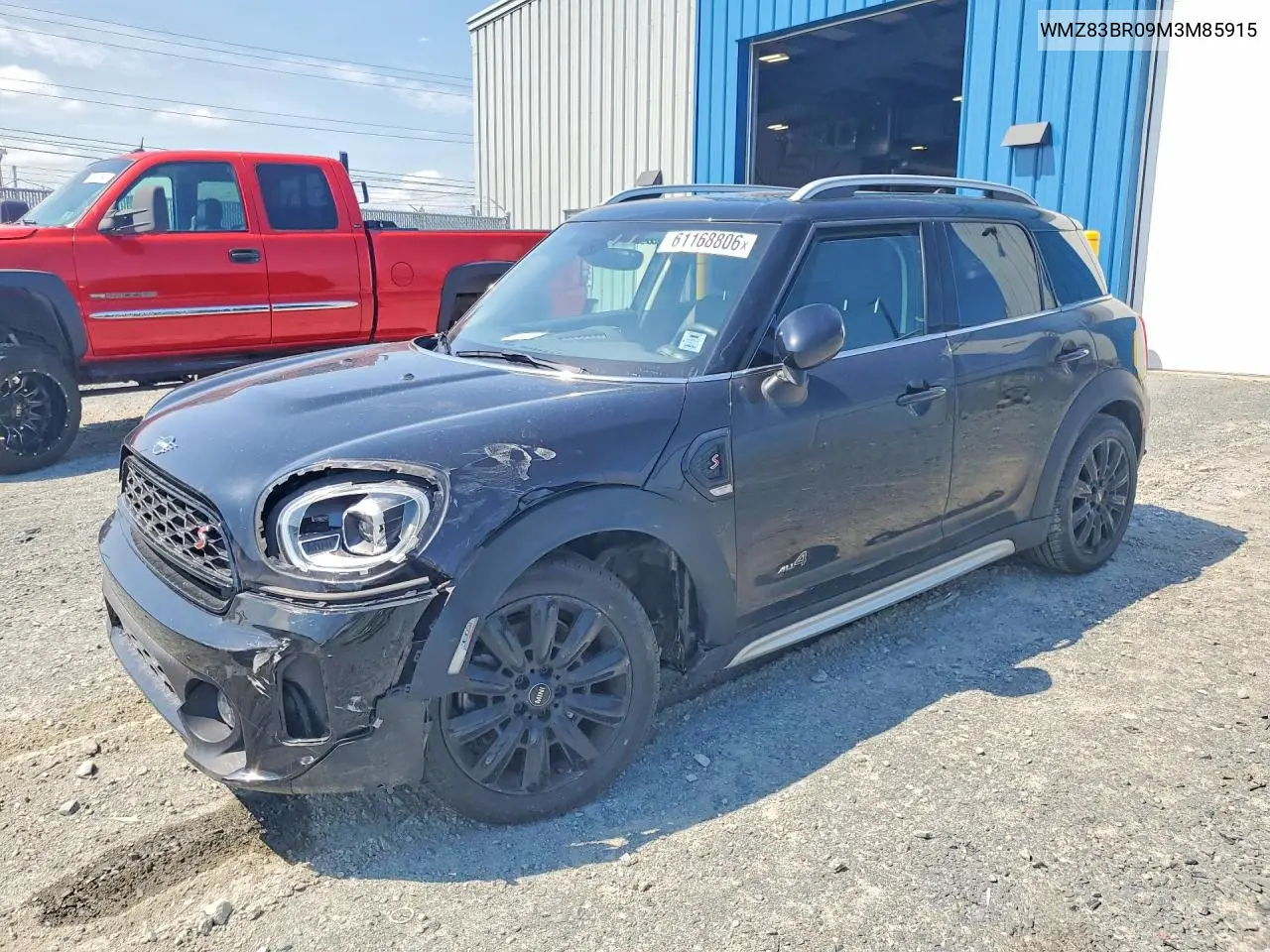 2021 Mini Cooper S Countryman All4 VIN: WMZ83BR09M3M85915 Lot: 61168806
