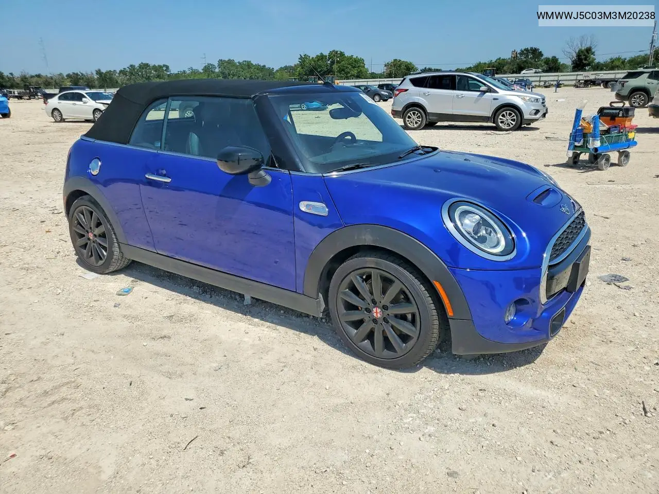 2021 Mini Cooper S VIN: WMWWJ5C03M3M20238 Lot: 61897446