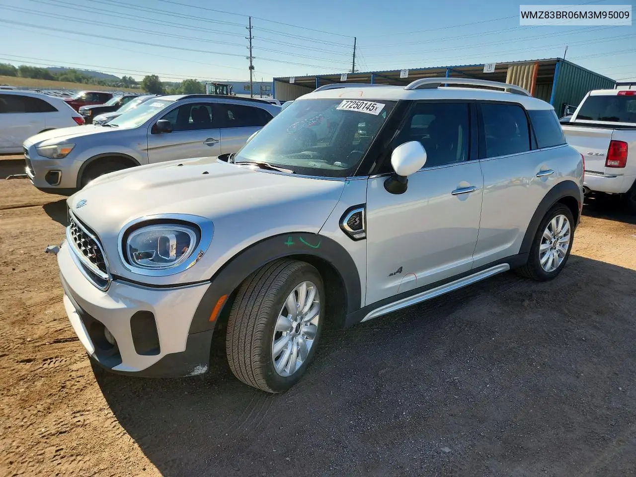 2021 Mini Cooper S Countryman All4 VIN: WMZ83BR06M3M95009 Lot: 77250145