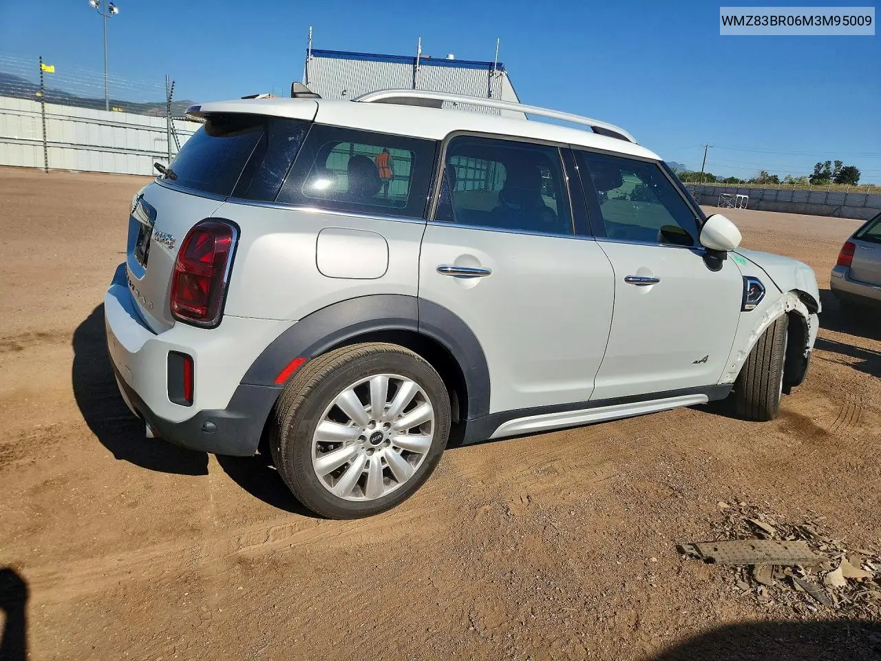 2021 Mini Cooper S Countryman All4 VIN: WMZ83BR06M3M95009 Lot: 77250145