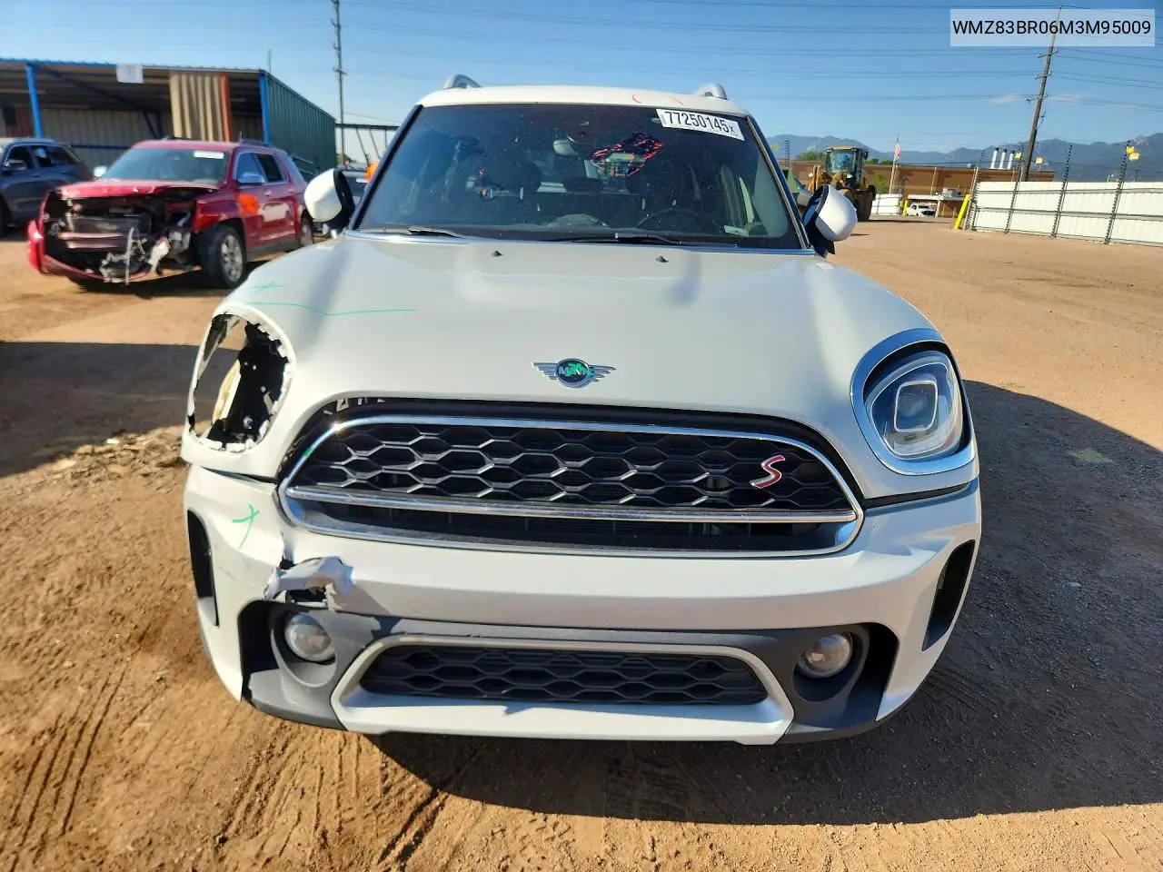 2021 Mini Cooper S Countryman All4 VIN: WMZ83BR06M3M95009 Lot: 77250145