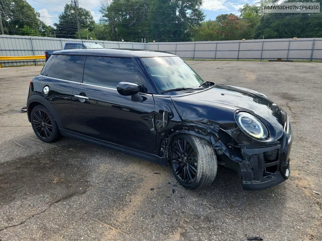 2022 Mini Cooper S VIN: WMW53DH07N2P64350 Lot: 59950326