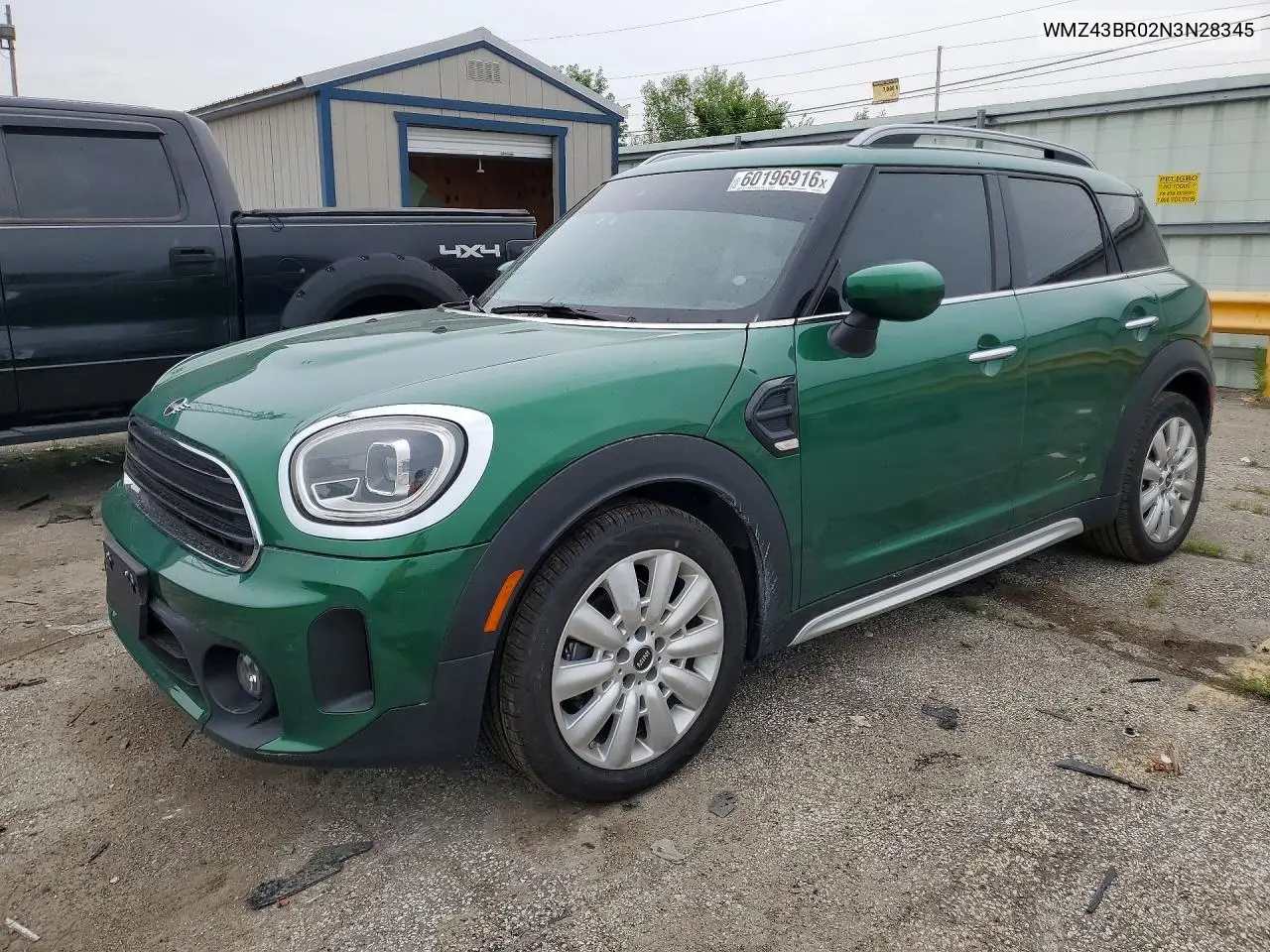 2022 Mini Cooper Countryman All4 VIN: WMZ43BR02N3N28345 Lot: 60196916