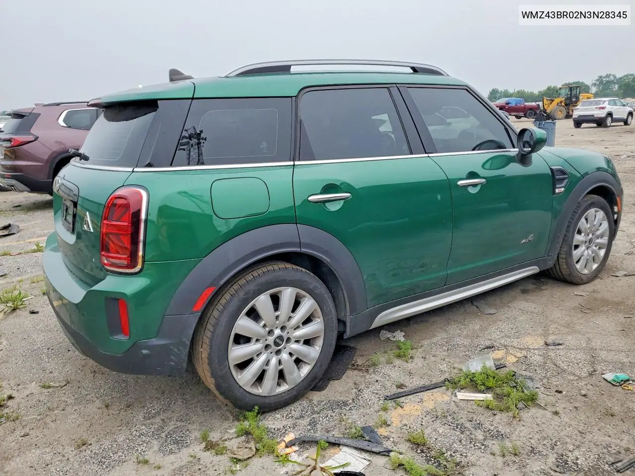 2022 Mini Cooper Countryman All4 VIN: WMZ43BR02N3N28345 Lot: 60196916