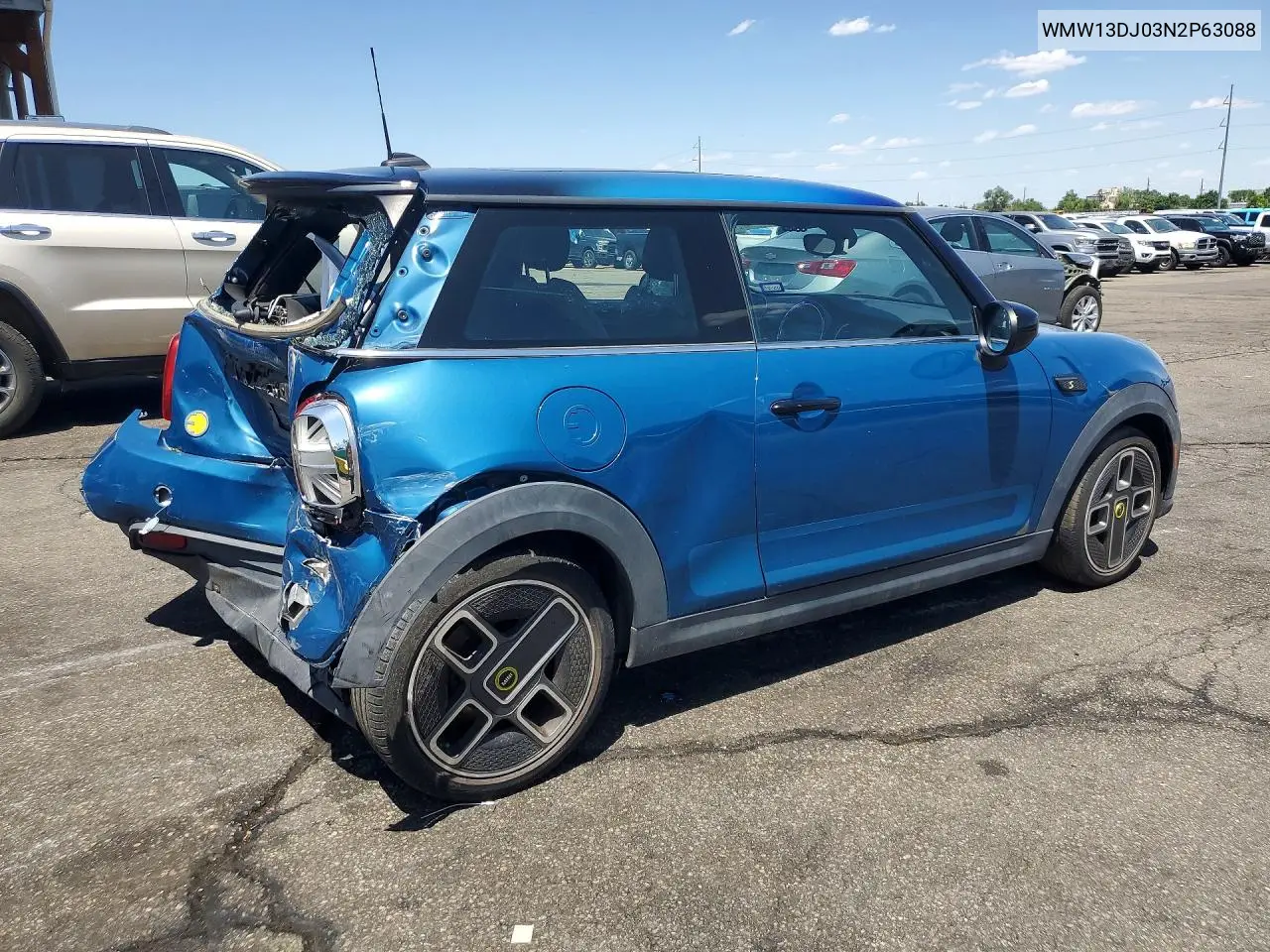 2022 Mini Cooper Se VIN: WMW13DJ03N2P63088 Lot: 60302746