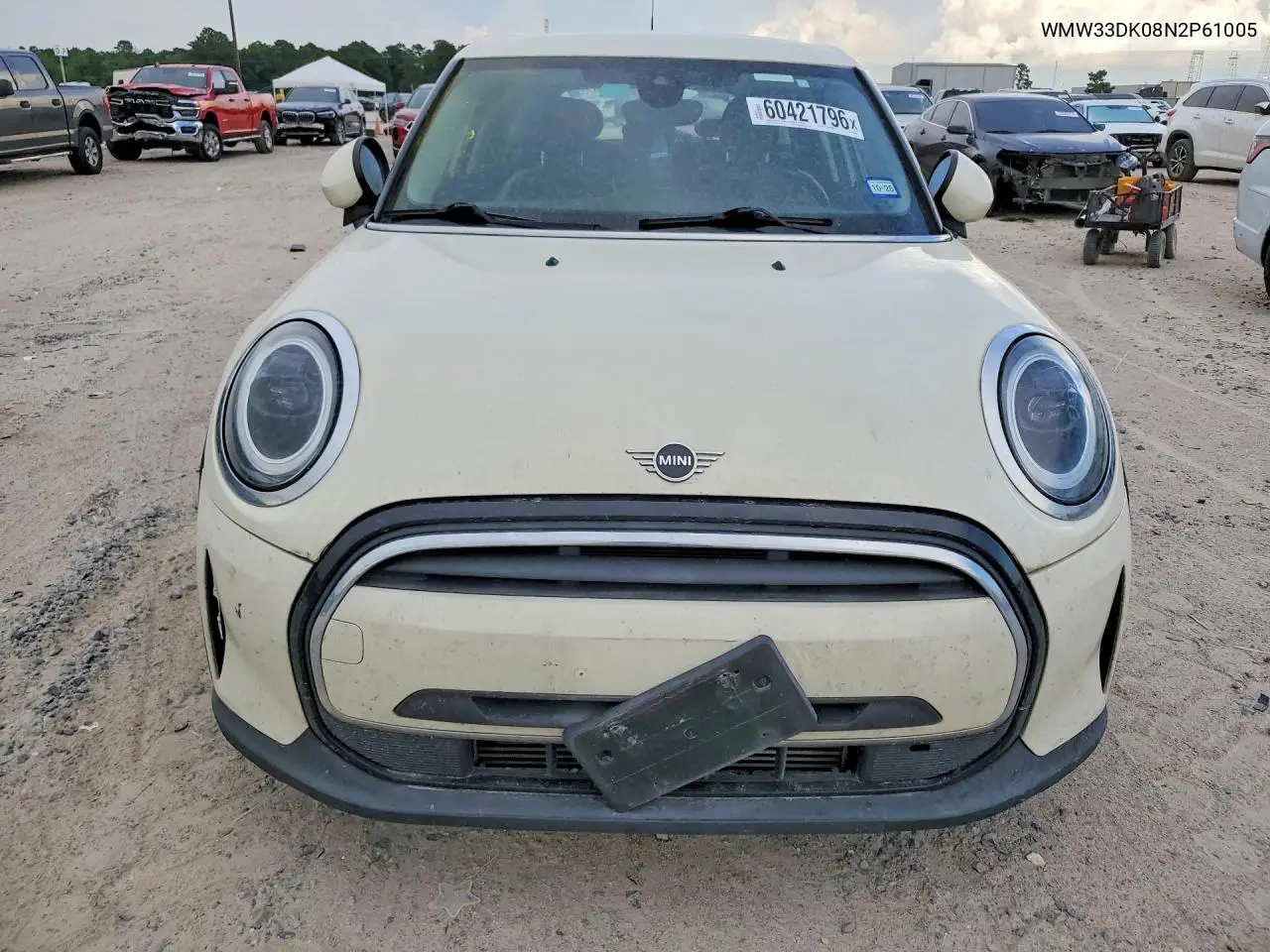 2022 Mini Cooper VIN: WMW33DK08N2P61005 Lot: 60421796