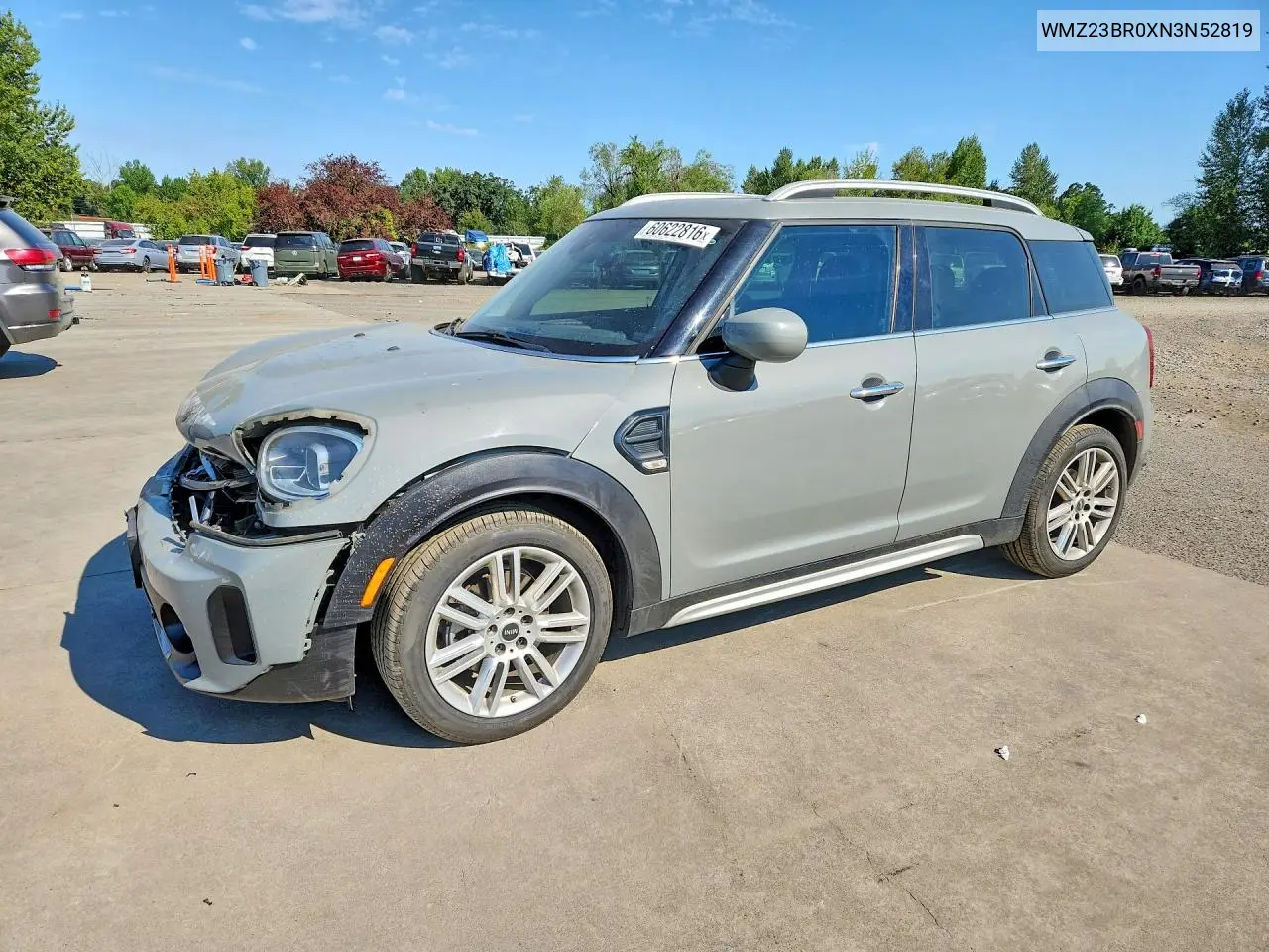 2022 Mini Cooper Countryman VIN: WMZ23BR0XN3N52819 Lot: 60622816
