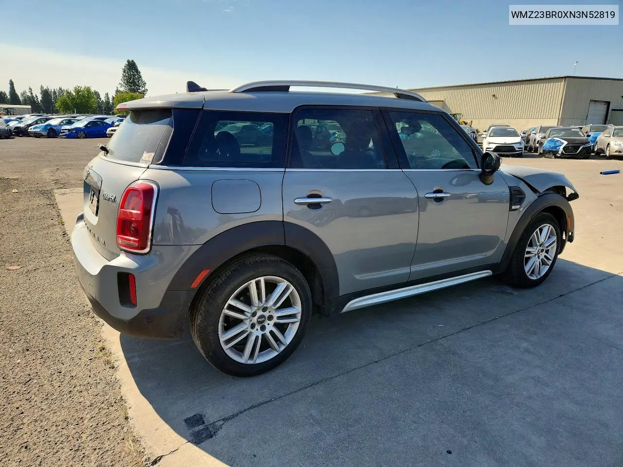 2022 Mini Cooper Countryman VIN: WMZ23BR0XN3N52819 Lot: 60622816