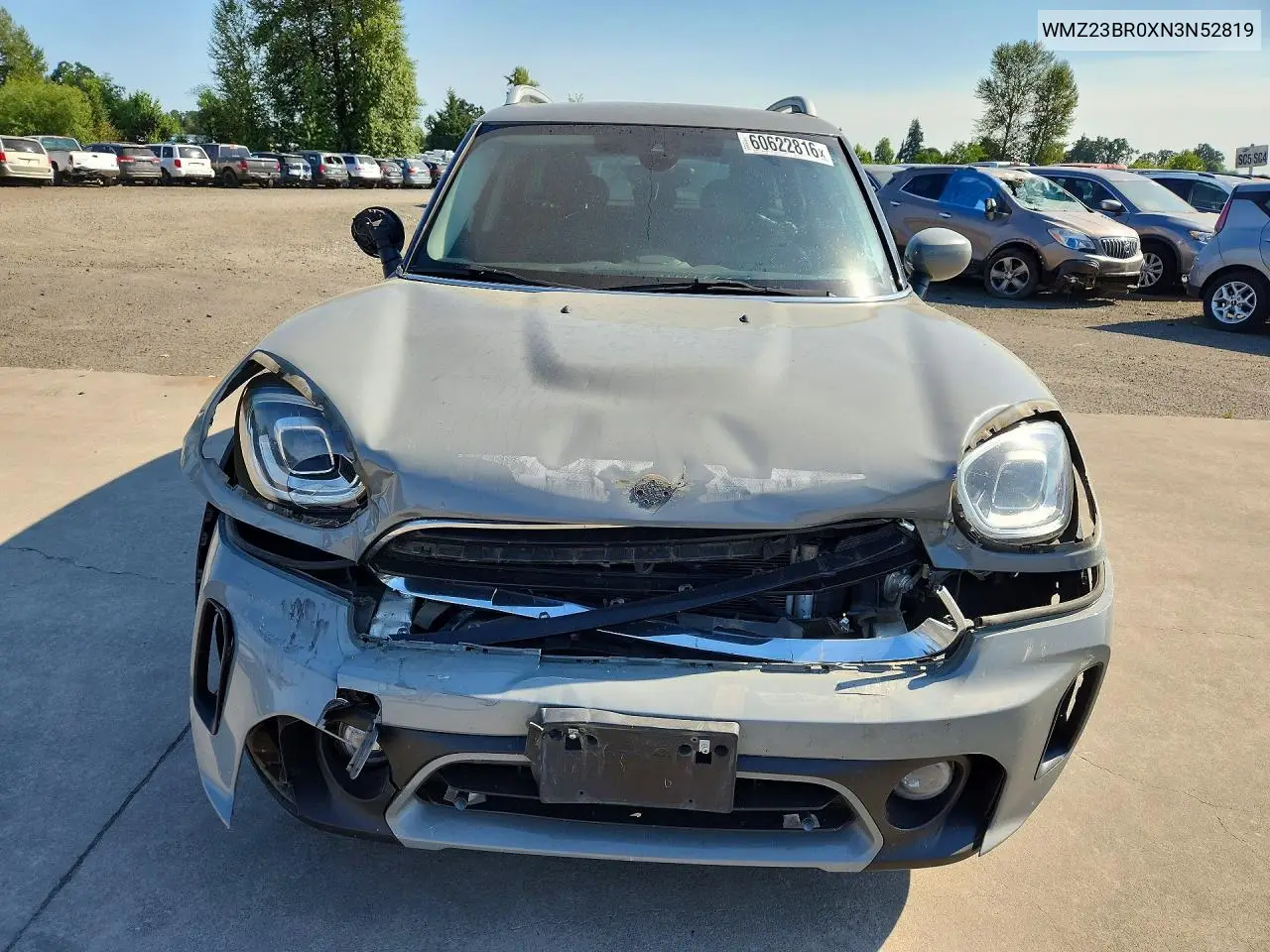 2022 Mini Cooper Countryman VIN: WMZ23BR0XN3N52819 Lot: 60622816