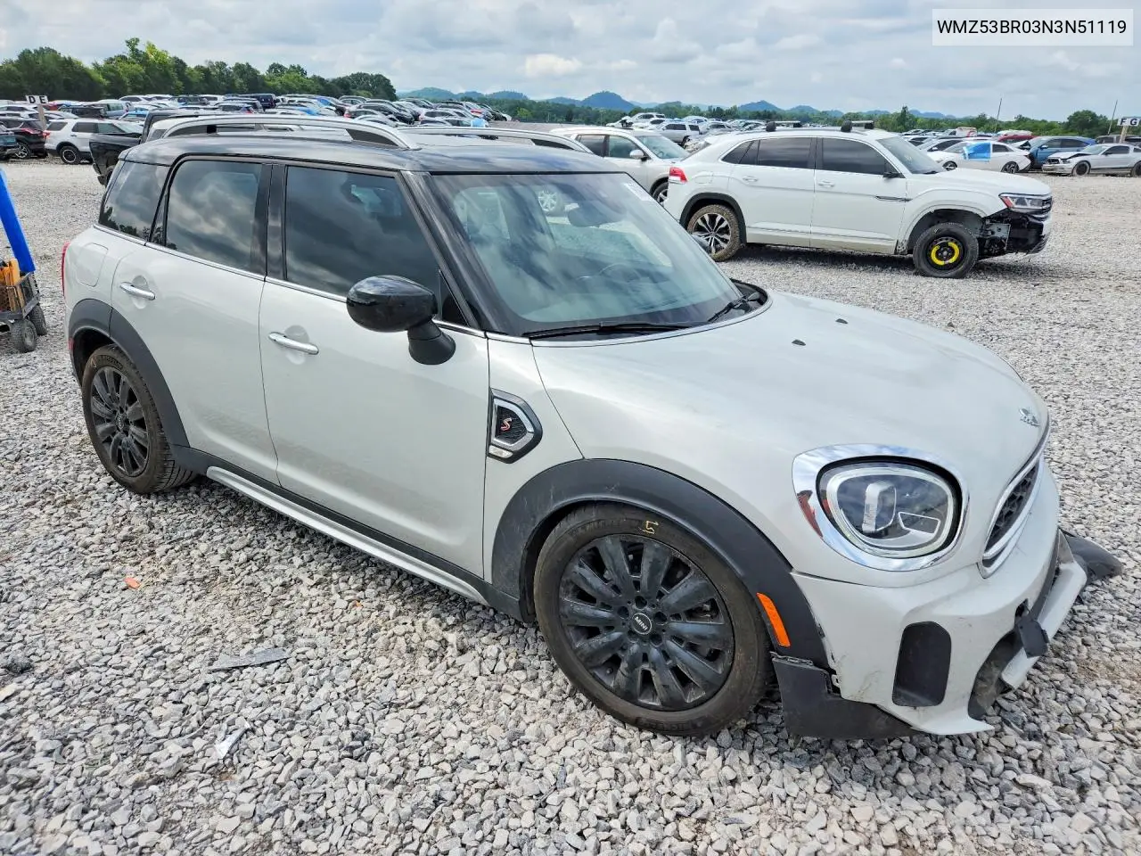 2022 Mini Cooper S Countryman VIN: WMZ53BR03N3N51119 Lot: 60988036