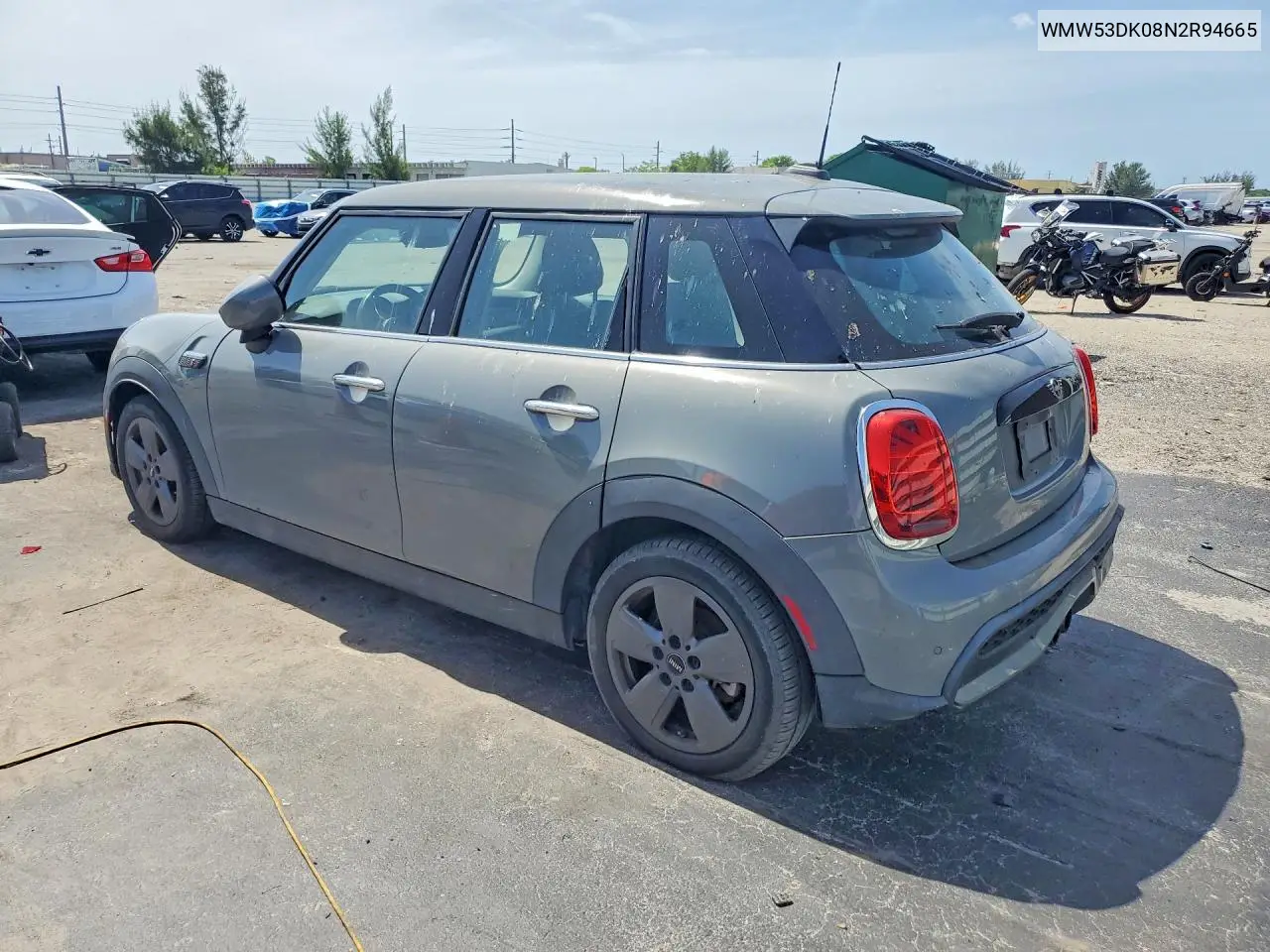 2022 Mini Cooper S VIN: WMW53DK08N2R94665 Lot: 61027846