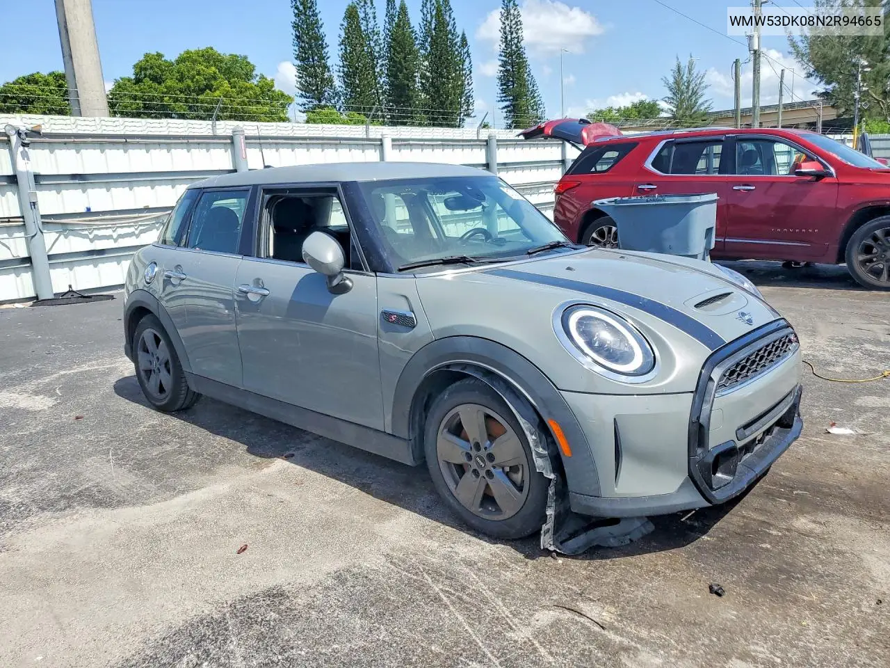 2022 Mini Cooper S VIN: WMW53DK08N2R94665 Lot: 61027846