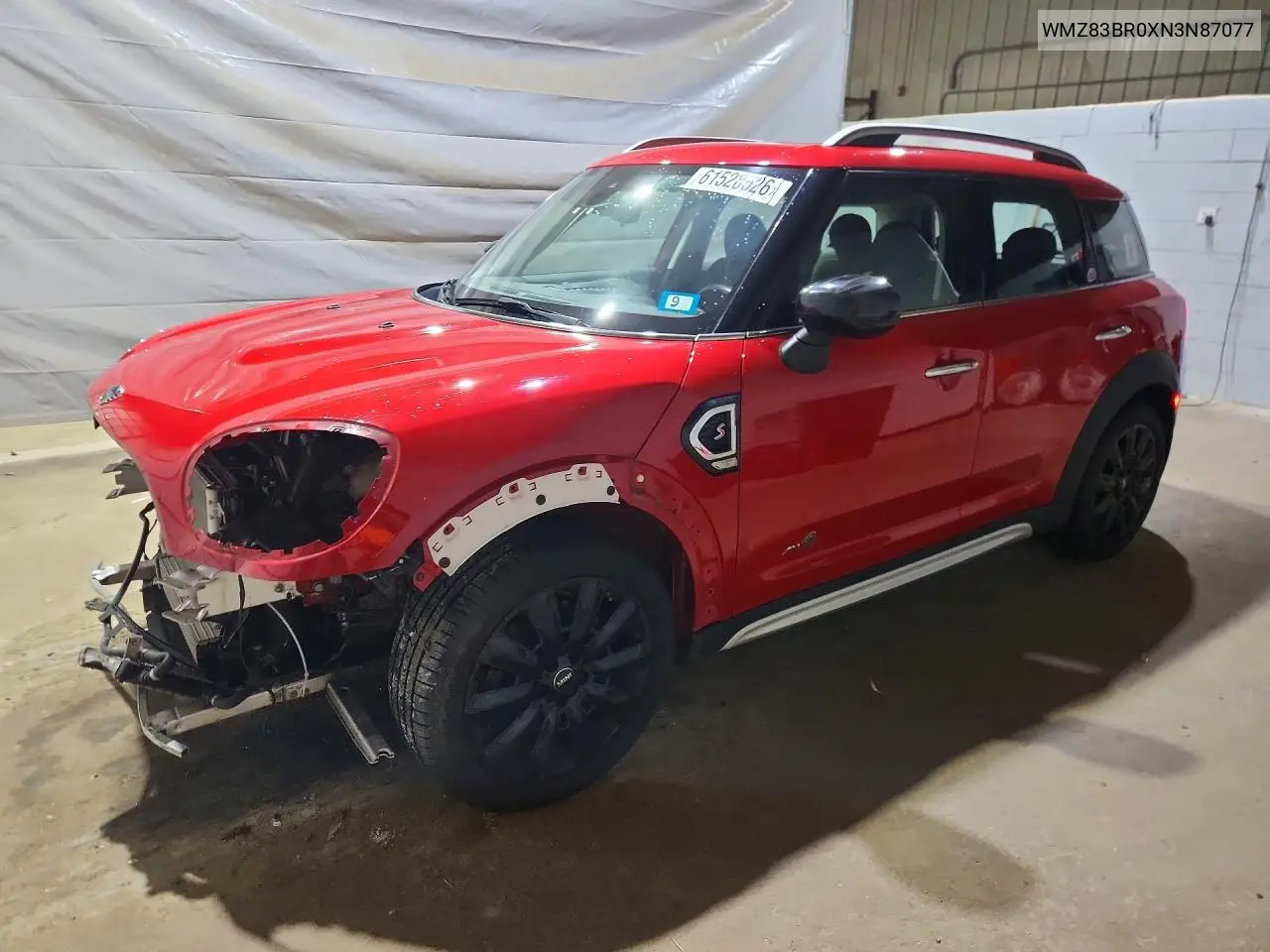 2022 Mini Cooper S Countryman All4 VIN: WMZ83BR0XN3N87077 Lot: 61528526