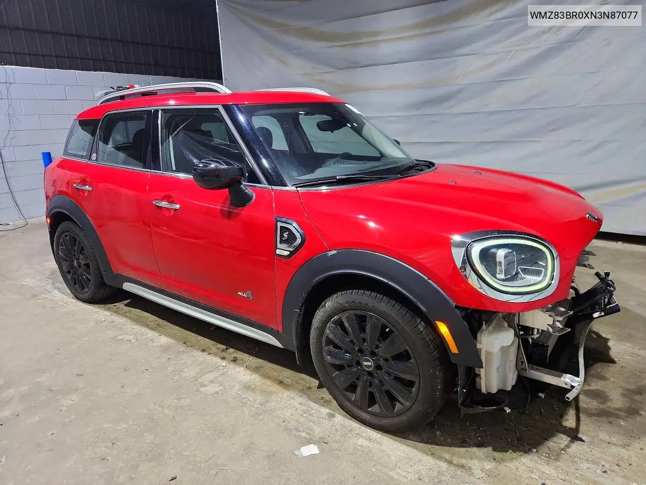 2022 Mini Cooper S Countryman All4 VIN: WMZ83BR0XN3N87077 Lot: 61528526