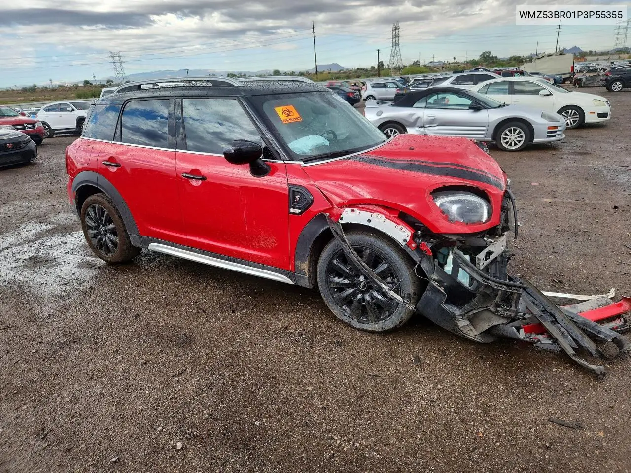 2023 Mini Cooper S Countryman VIN: WMZ53BR01P3P55355 Lot: 57259246
