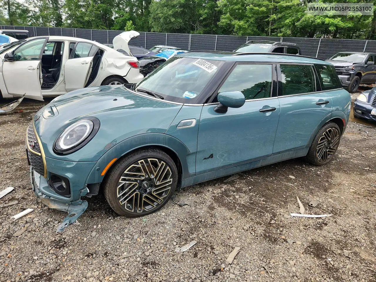 2023 Mini Cooper S Clubman All4 VIN: WMWXJ1C05P2S53100 Lot: 60004136