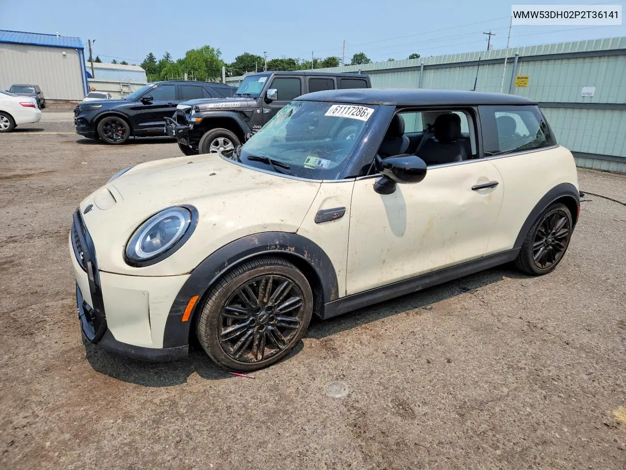2023 Mini Cooper S VIN: WMW53DH02P2T36141 Lot: 61117286