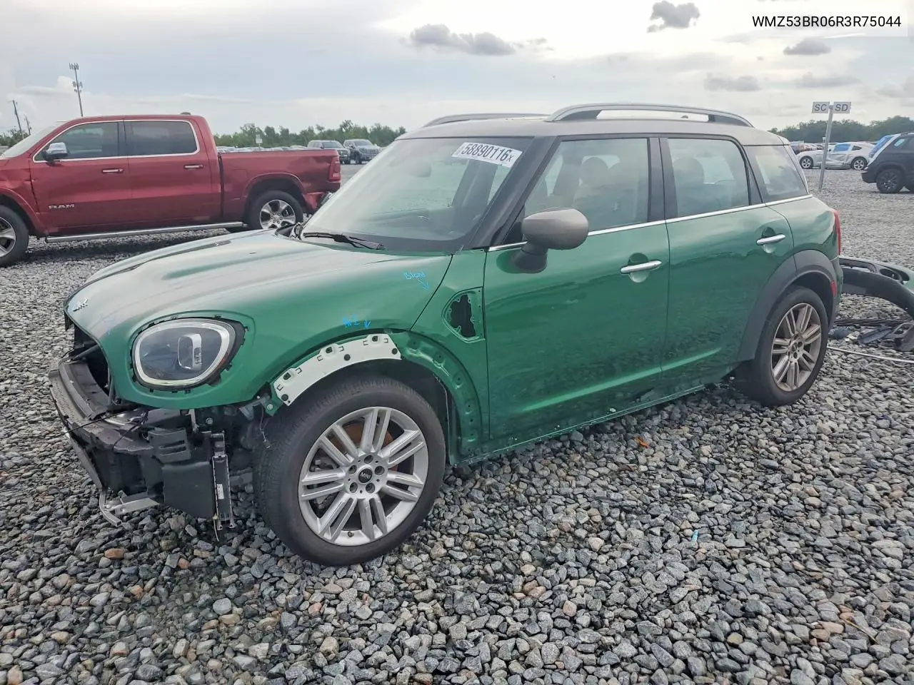 2024 Mini Cooper S Countryman VIN: WMZ53BR06R3R75044 Lot: 58890116
