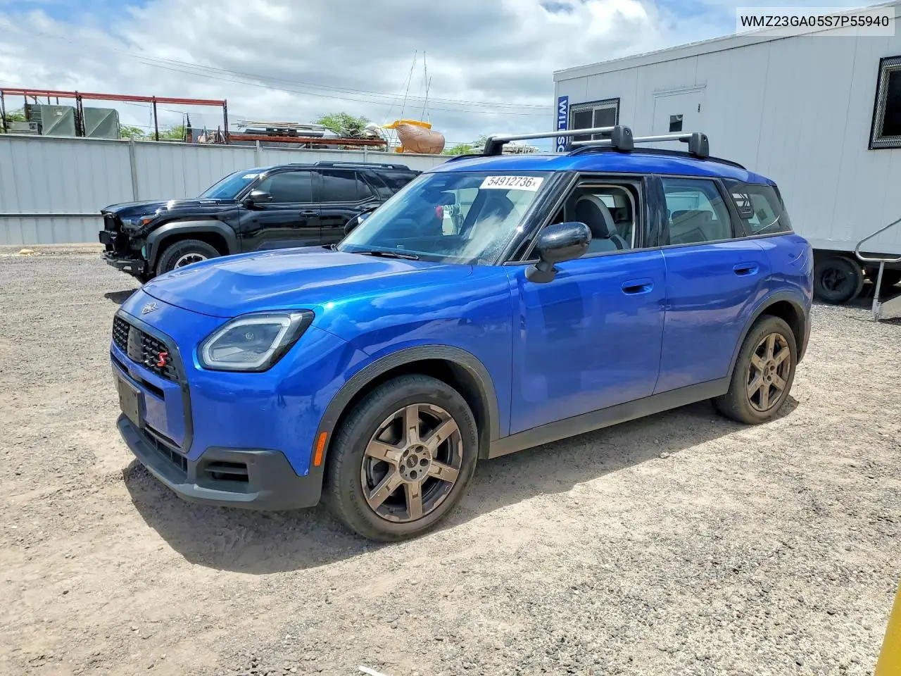 2025 Mini Countryman S All4 VIN: WMZ23GA05S7P55940 Lot: 54912736