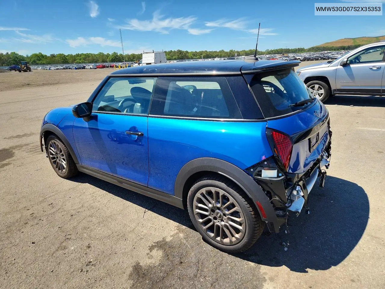 2025 Mini Cooper S VIN: WMW23GD01S2W68400 Lot: 56324426