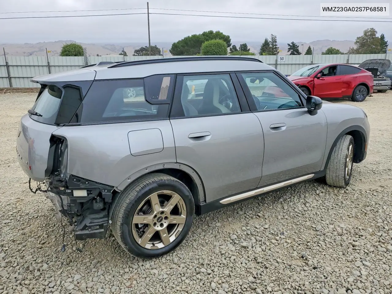 2025 Mini Countryman S All4 VIN: WMZ23GA02S7P68581 Lot: 59395916