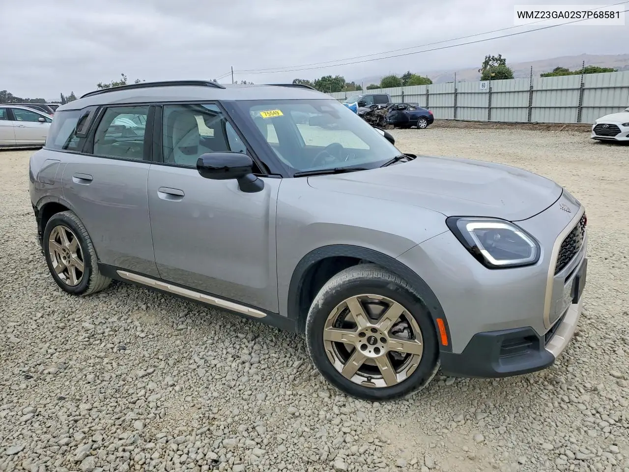 2025 Mini Countryman S All4 VIN: WMZ23GA02S7P68581 Lot: 59395916