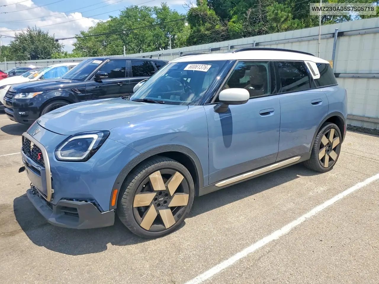 2025 Mini Countryman S All4 VIN: WMZ23GA05S7S05718 Lot: 60061376